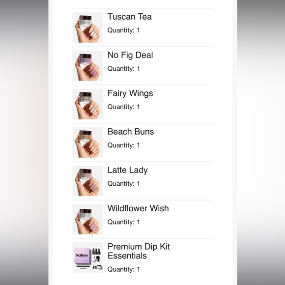 Nailboo Dip Powder Mani Kit with multiple colors - Picture 2 of 2